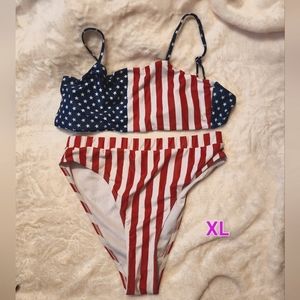 Super cute American Flag Bikini